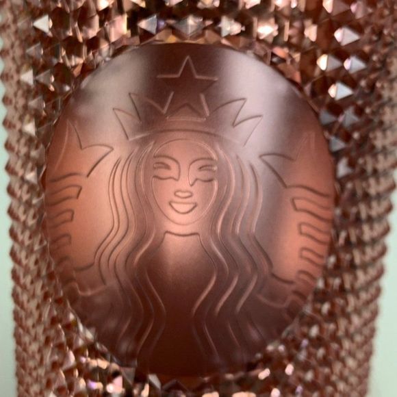 Starbucks Rose Gold Iridescent Studded Tumbler Cup - Picture 8 of 8